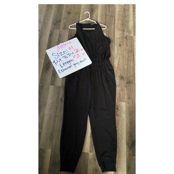 ATHLETA Black Jogger Style Jumpsuit - Picture 9 of 9